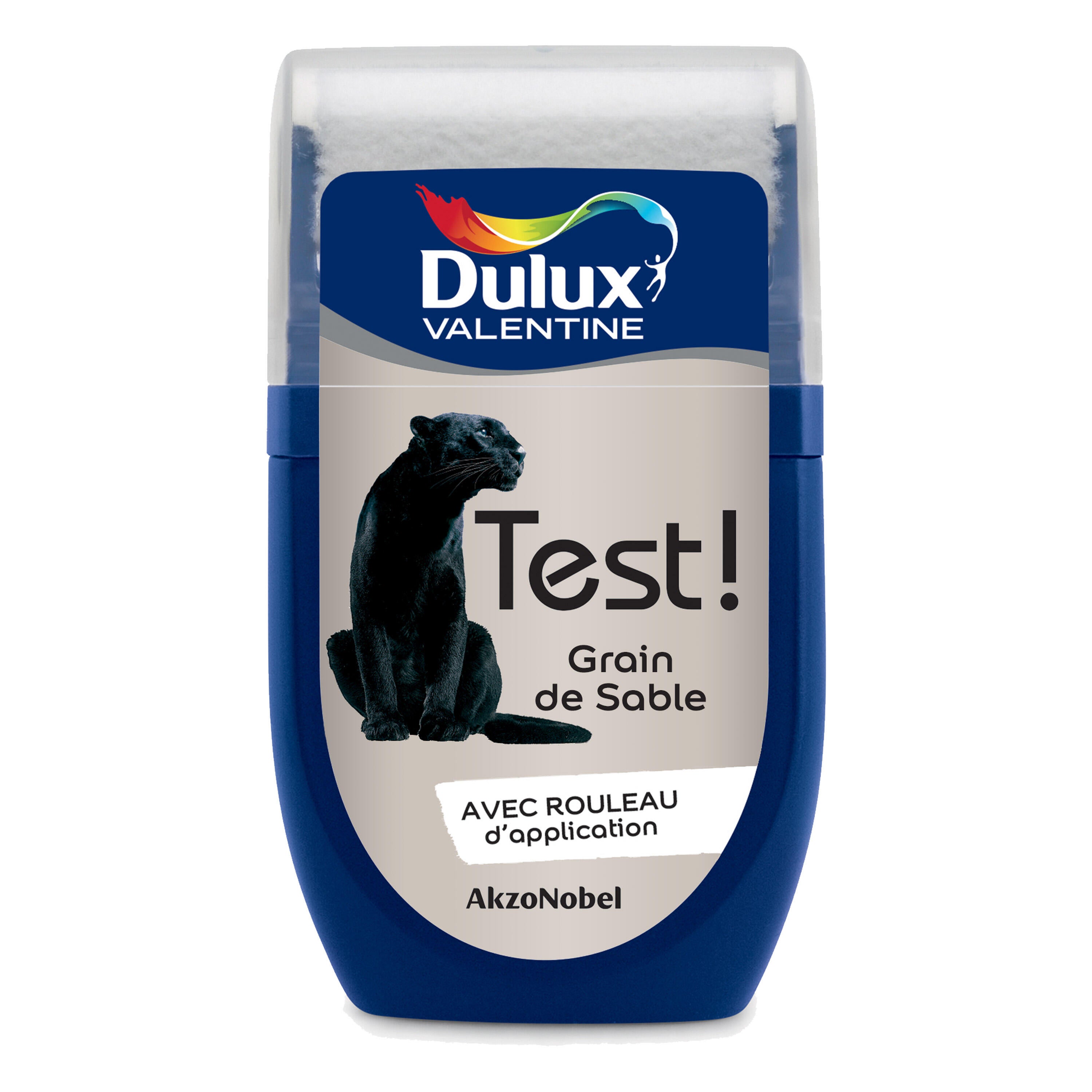 Testeur peinture mur grain de sable satin DULUX VALENTINE Crème de couleur 0.03L - 7