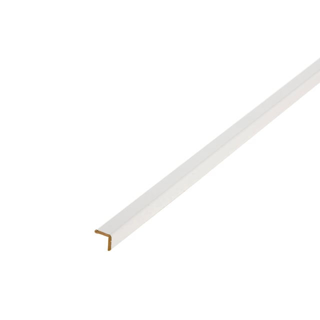 Baguette d'angle médium (MDF) blanc, 20 x 20 mm, L.2.4 m