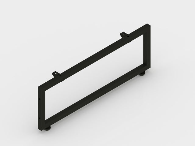 Porte-serviettes H.15 cm, noir mat, Verni noir 45x15cm