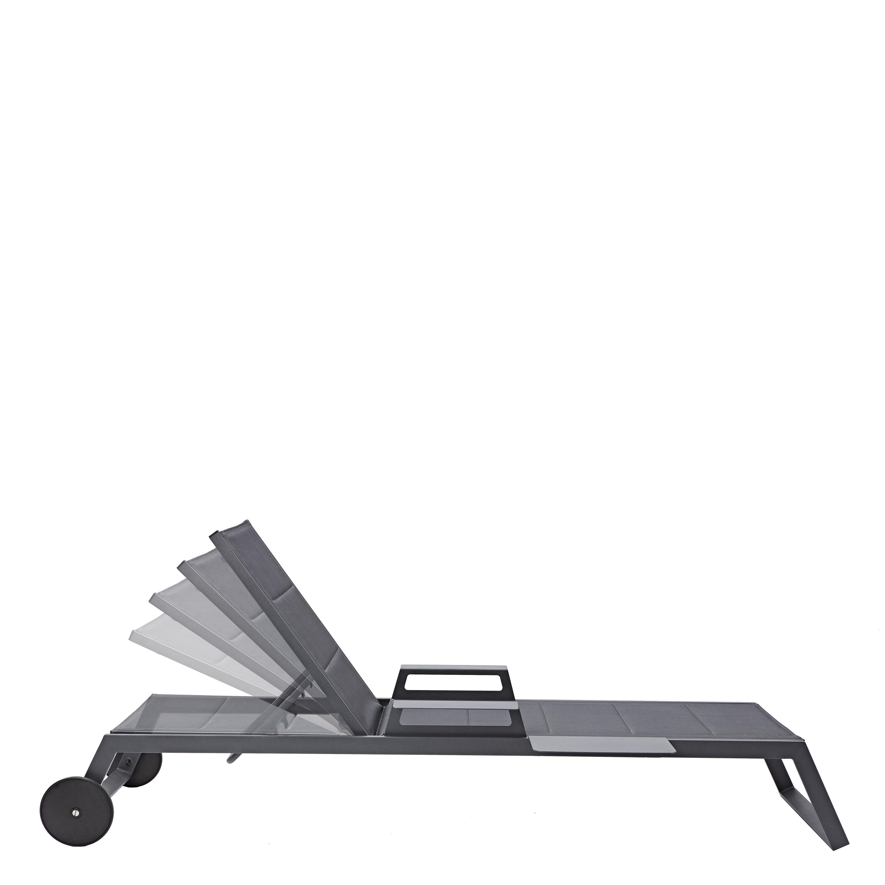 Bain de soleil en aluminium NATERIAL Odyssea gris - 6