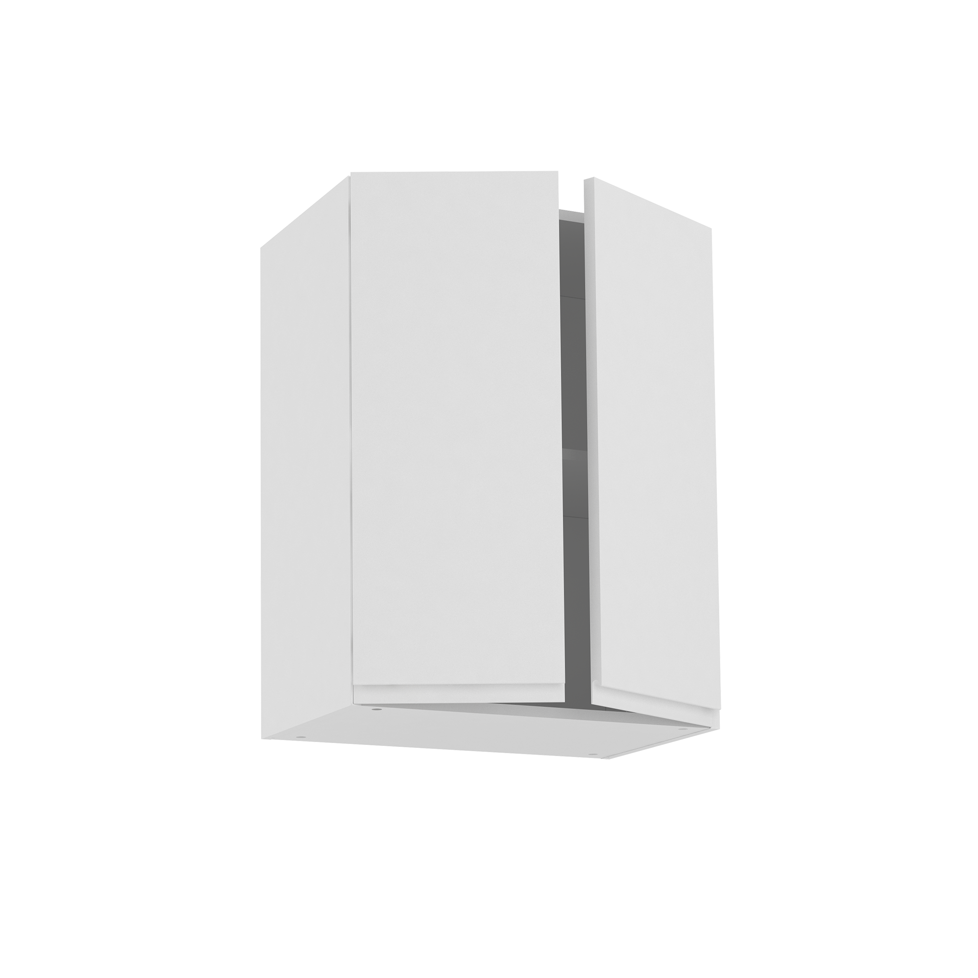 Mueble alto de cocina delinia id tokyo blanco brillo 76,8x60 cm 2pta