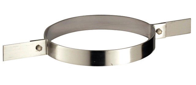 Collier de fixation haute pour tubage POUJOULAT D 150 non peint cm