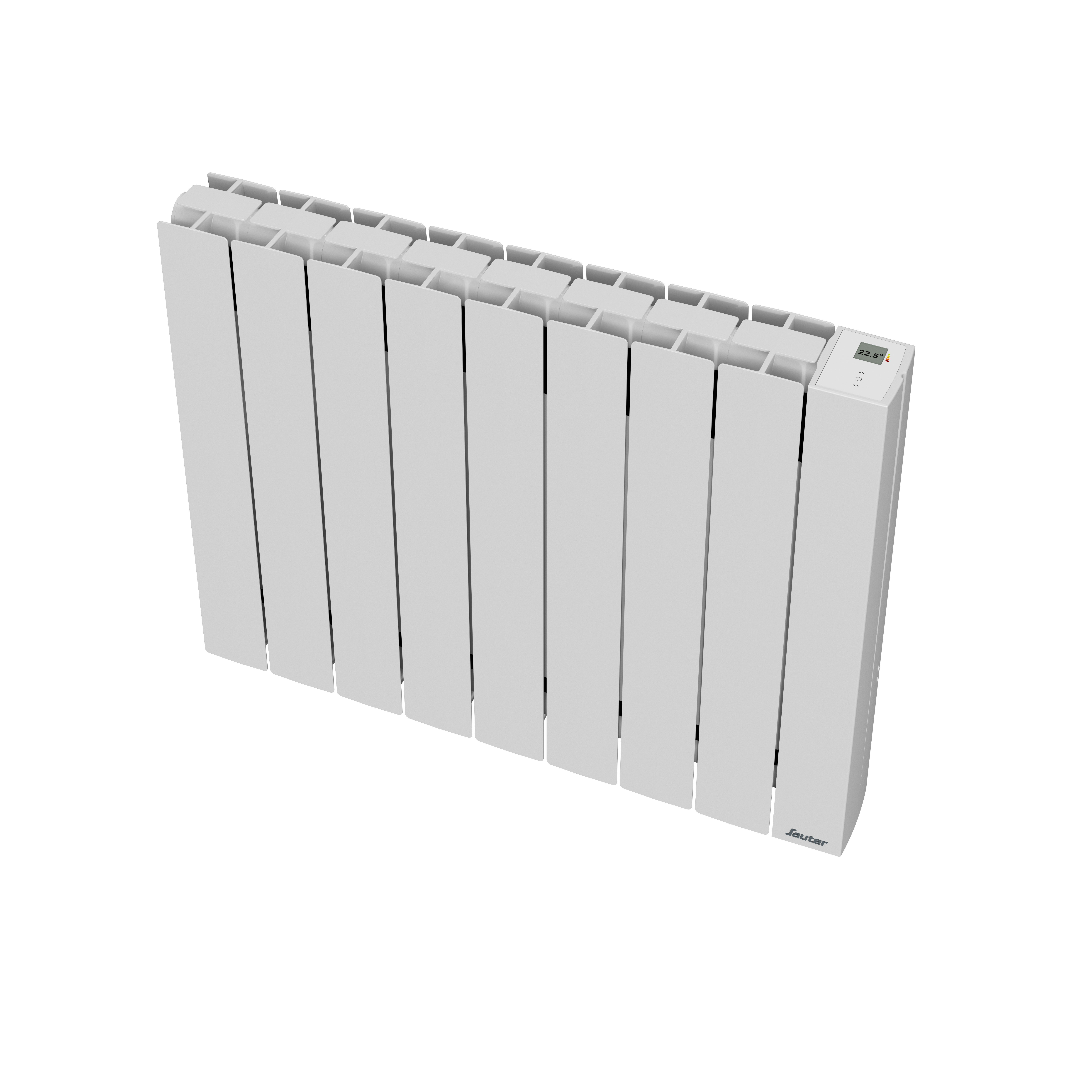 Radiateur électrique à inertie fluide 1500 W SAUTER Orosi horizontal blanc - 5