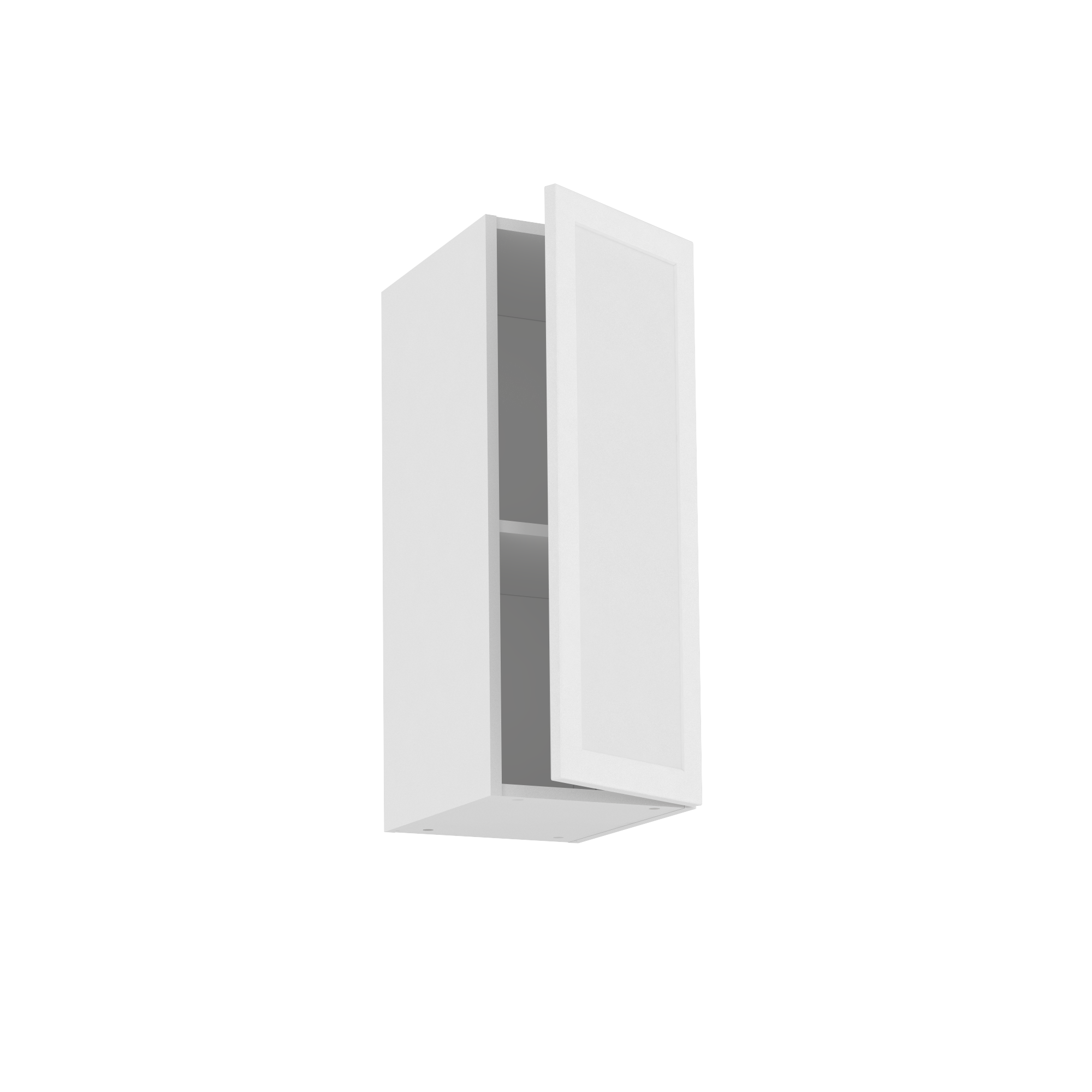 Mueble alto de cocina delinia id newport blanco mate 76,8x30 cm 1pta