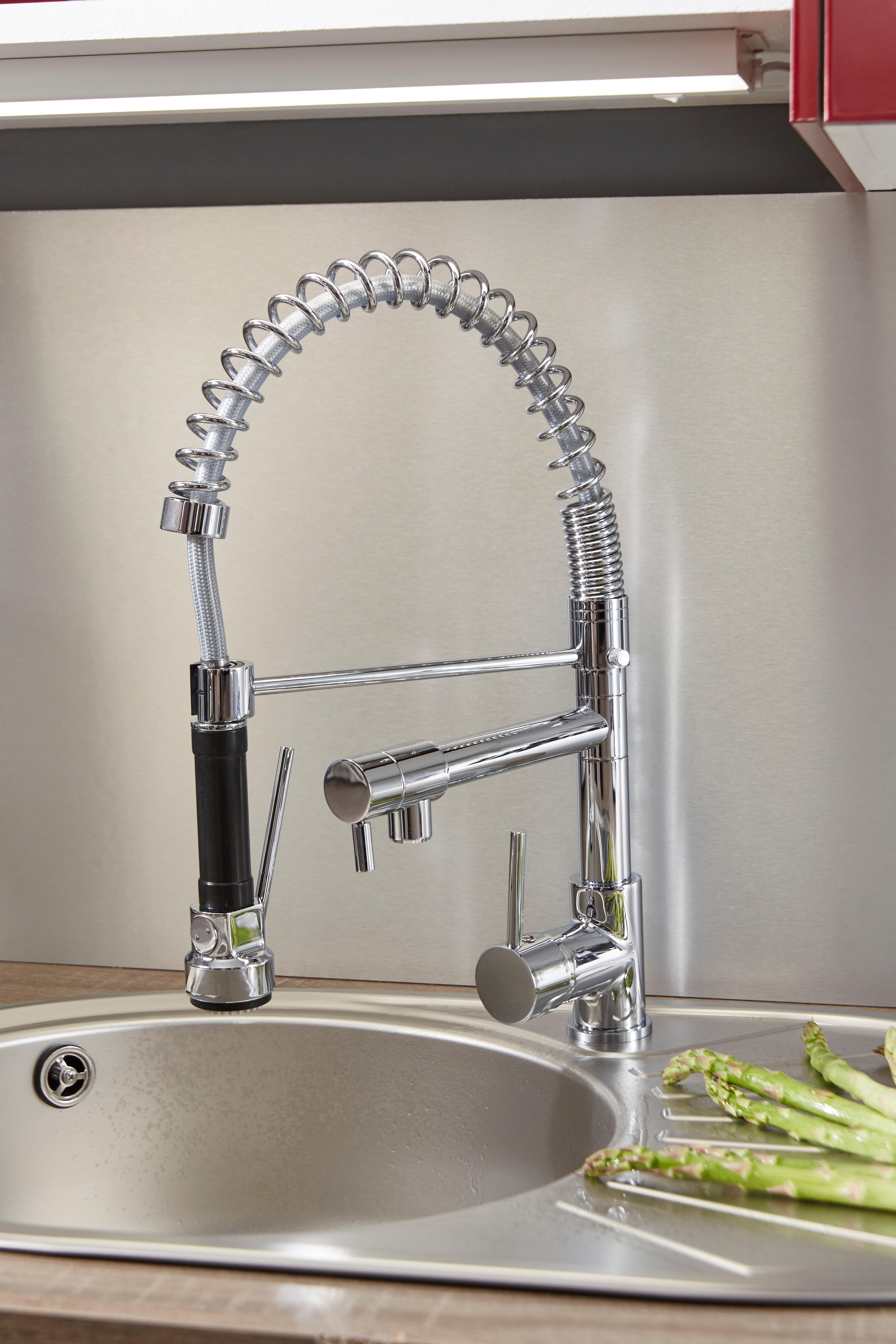 Evier en inox poli 1 bac 50 x 77 cm vidage inclus Ovalo gris - 3