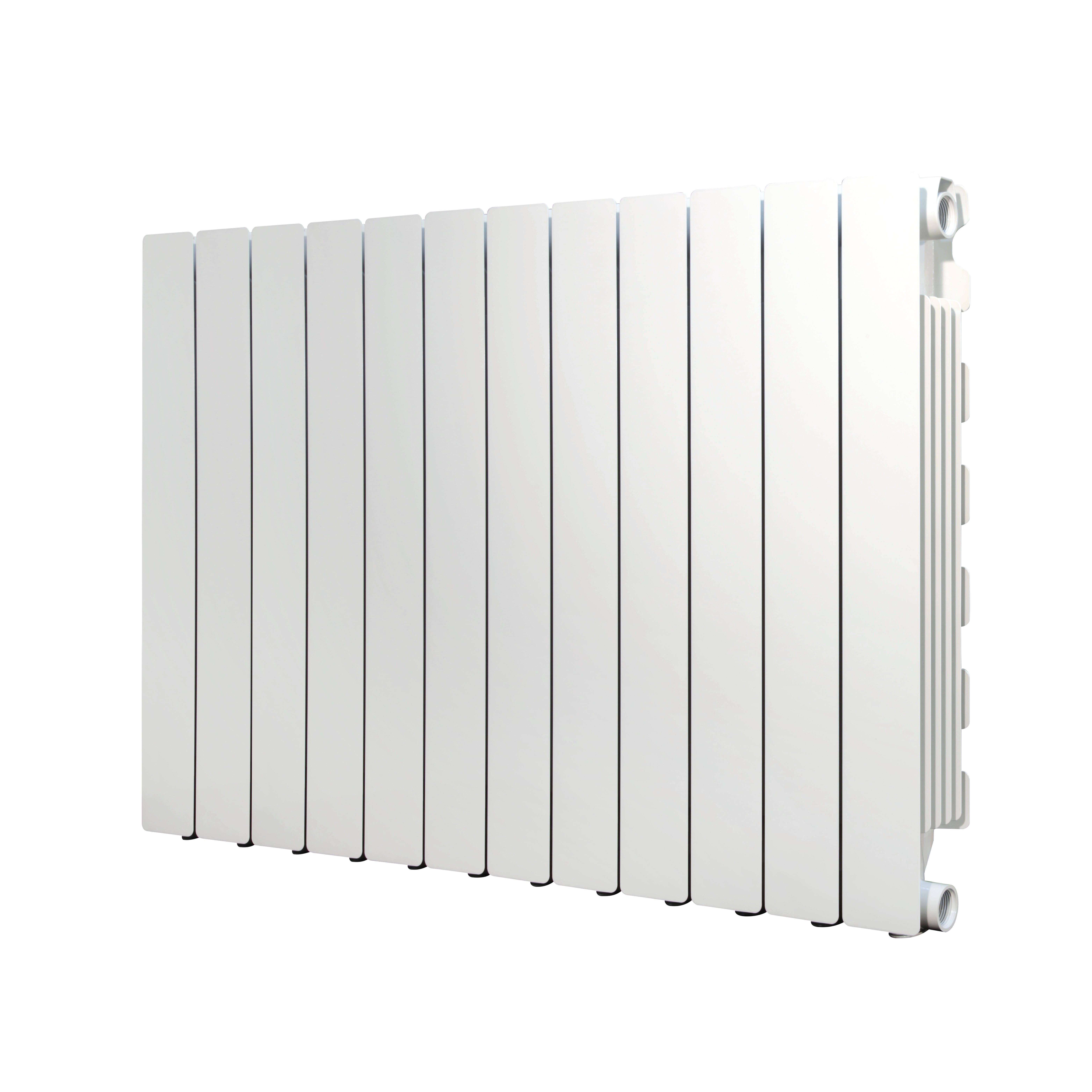 Radiateur eau chaude horizontal PRODIGE Modern blanc, 1722W H.65.7 x l.96 cm - 3