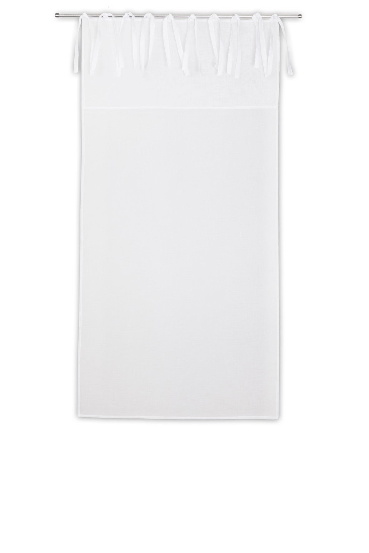 Vitrage tamisant, Nouettes, blanc H.160 x l.80 cm - 3