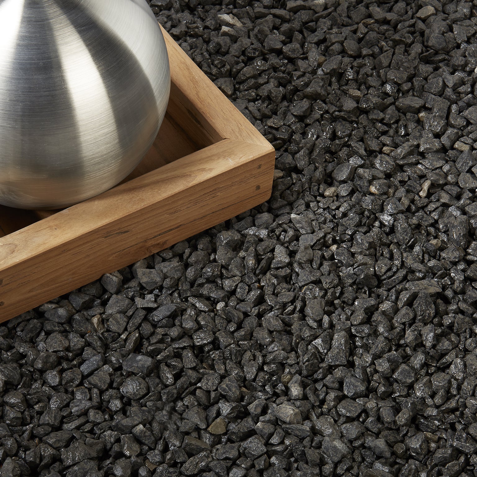 Graviers calcaire noir 6/14mm, 35 kg Leroy Merlin