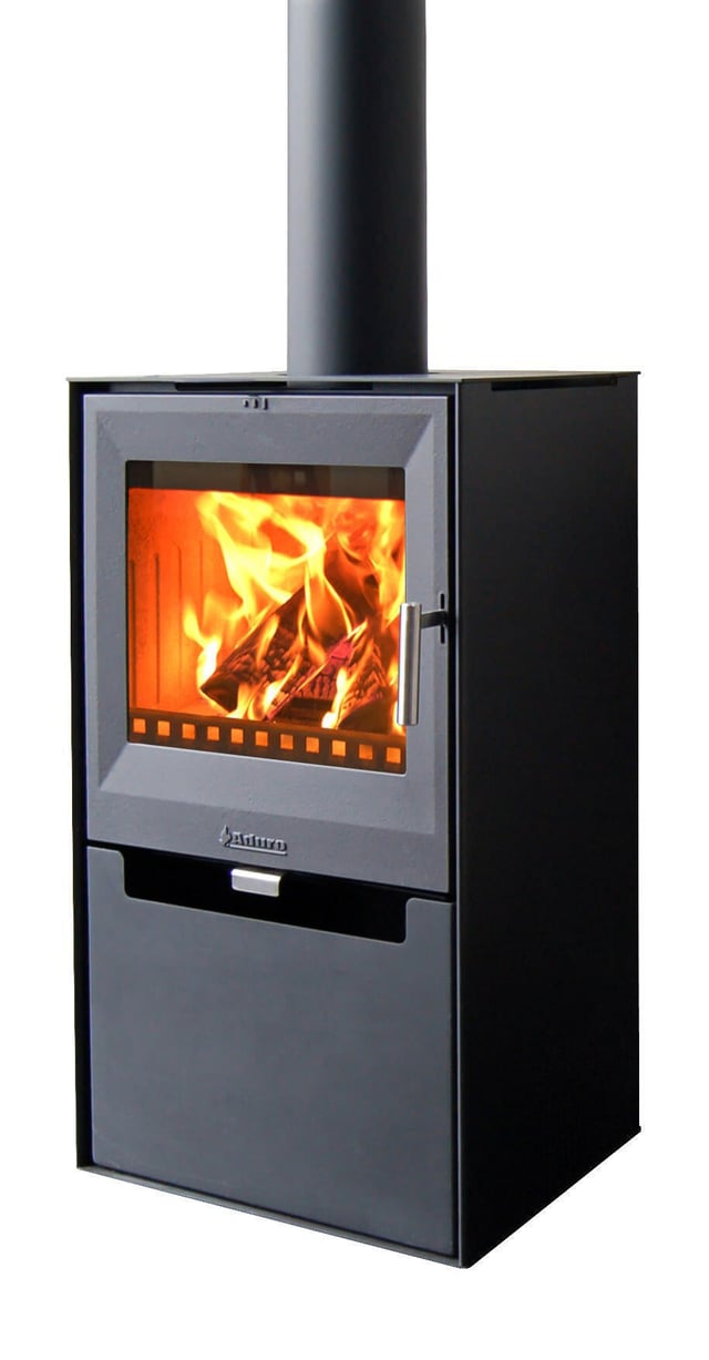 Poêle à bois ADURO 14 noir, 6.5 kW