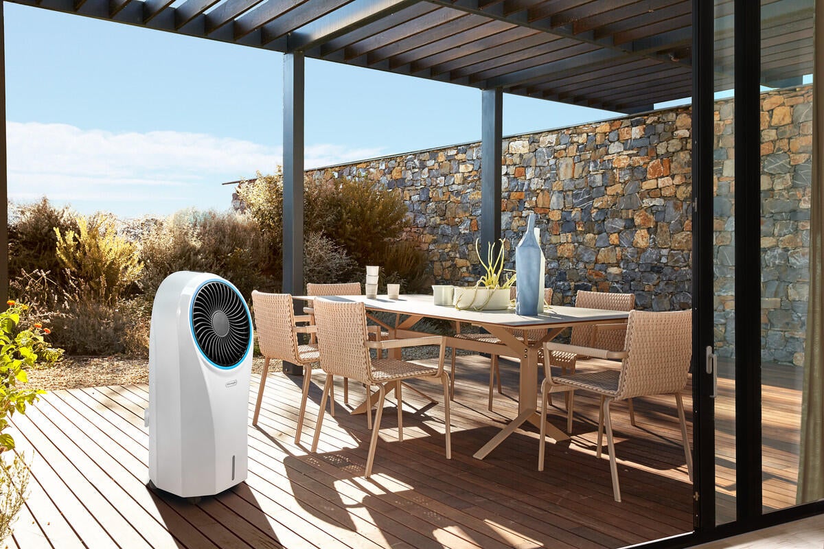 Ventilateur rafraichisseur d'air mobile DE'LONGHI Ev.250 N/A W - 2
