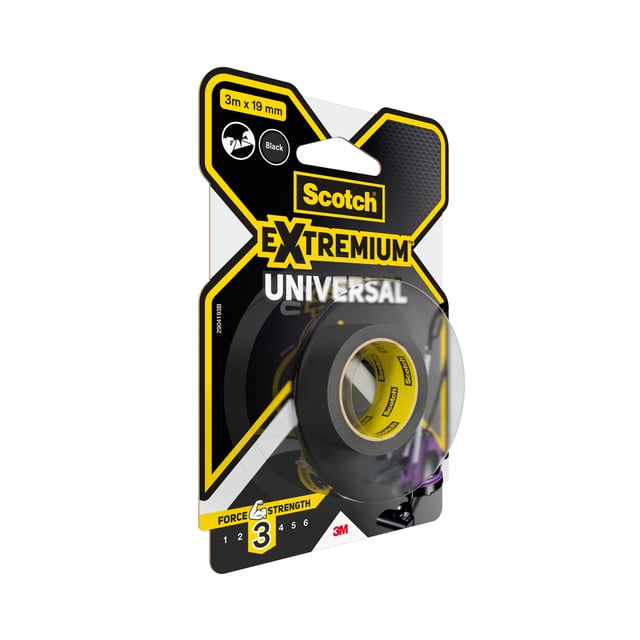 Adhésif de réparation Extremium SCOTCH L.3 m x l.19 mm noir