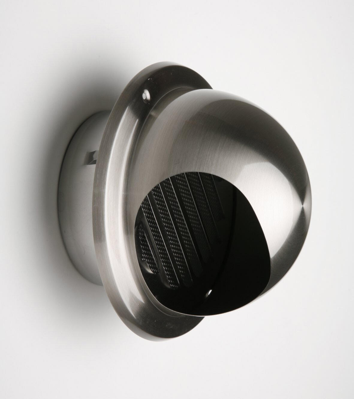 Bouche d'extraction acier inoxydable vernis Diam.18.3 cm - 2