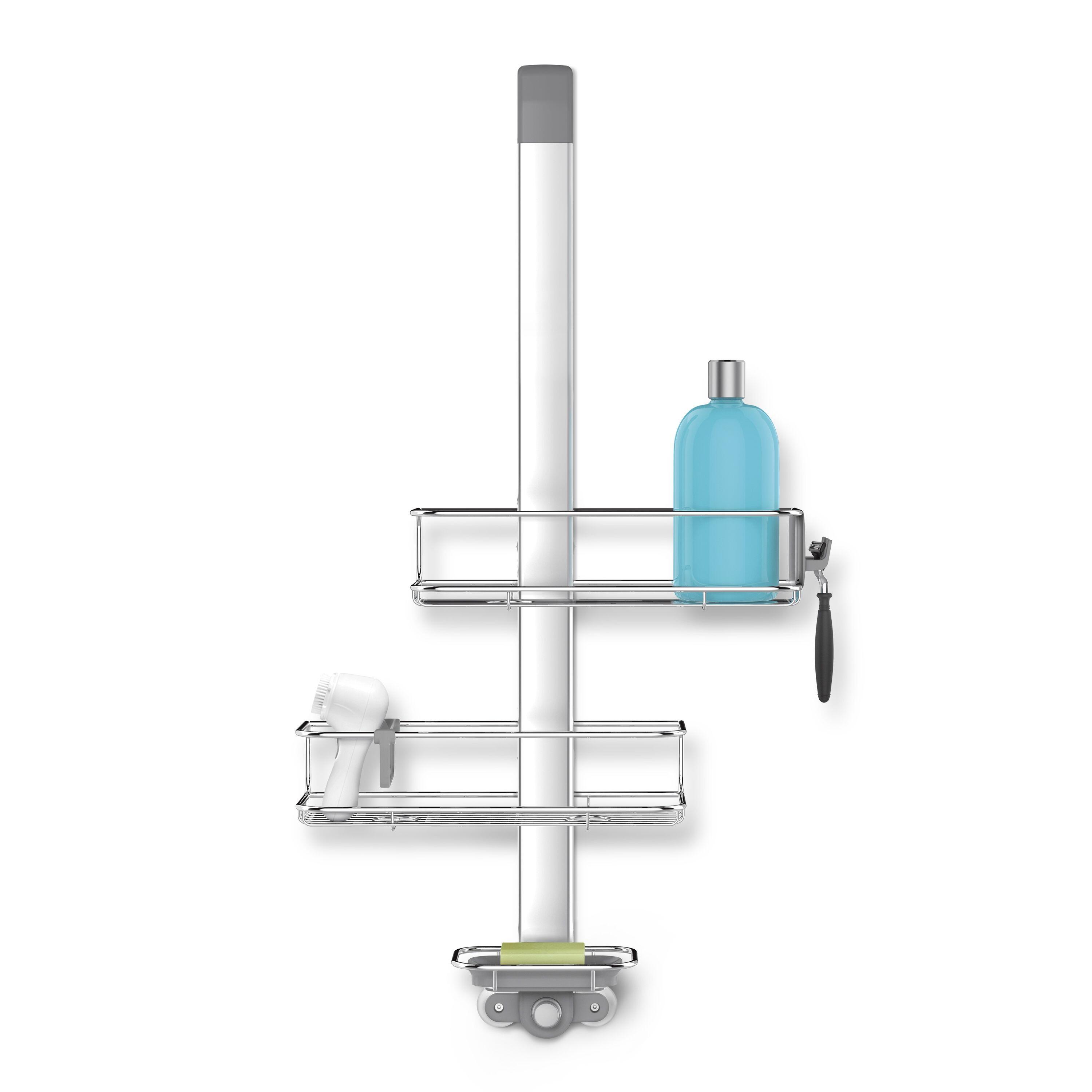 Etagère de douche gris à suspendre paroi de douche SIMPLEHUMAN - 2