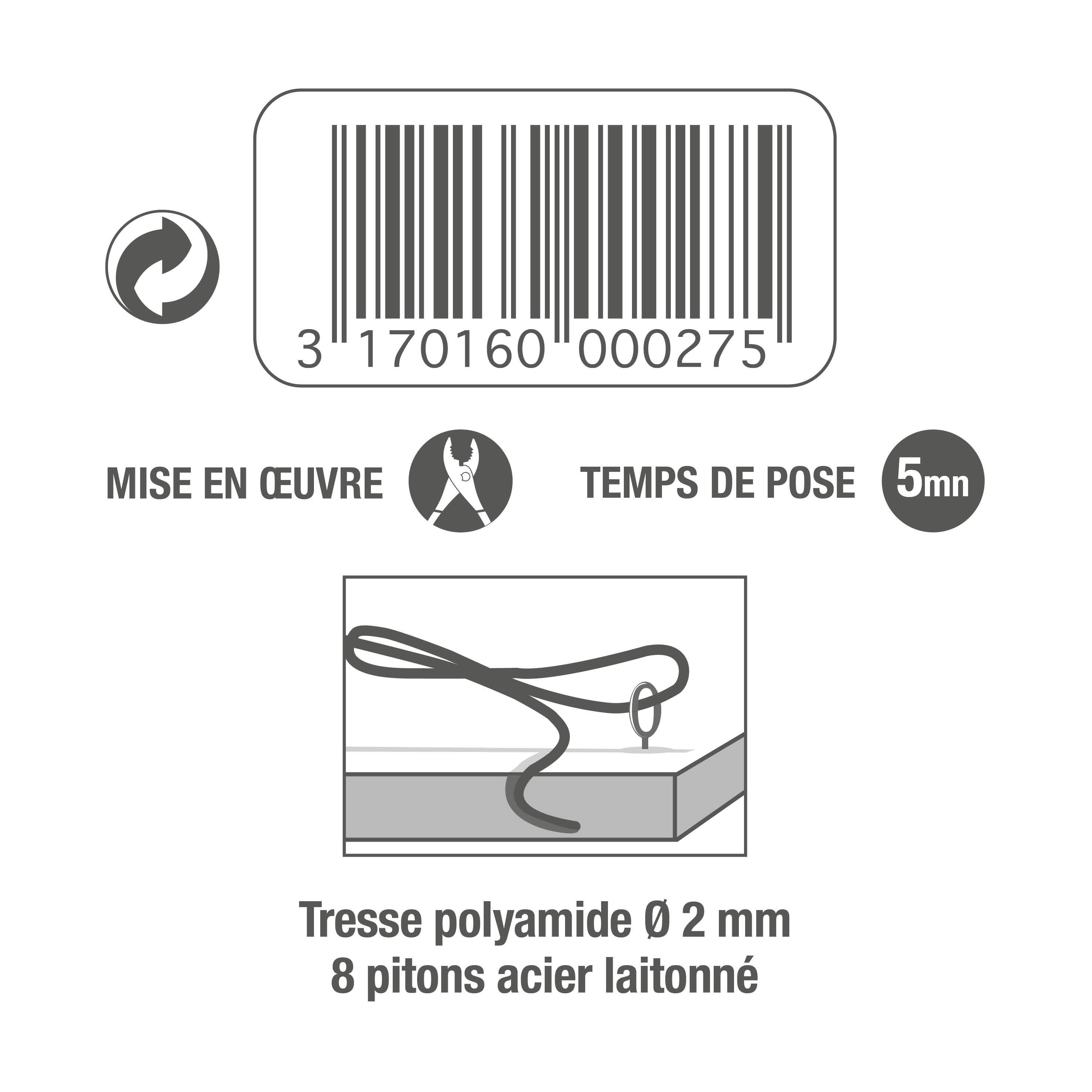 Cordon de suspension LE CROCHET FRANCAIS H.3000 - 5