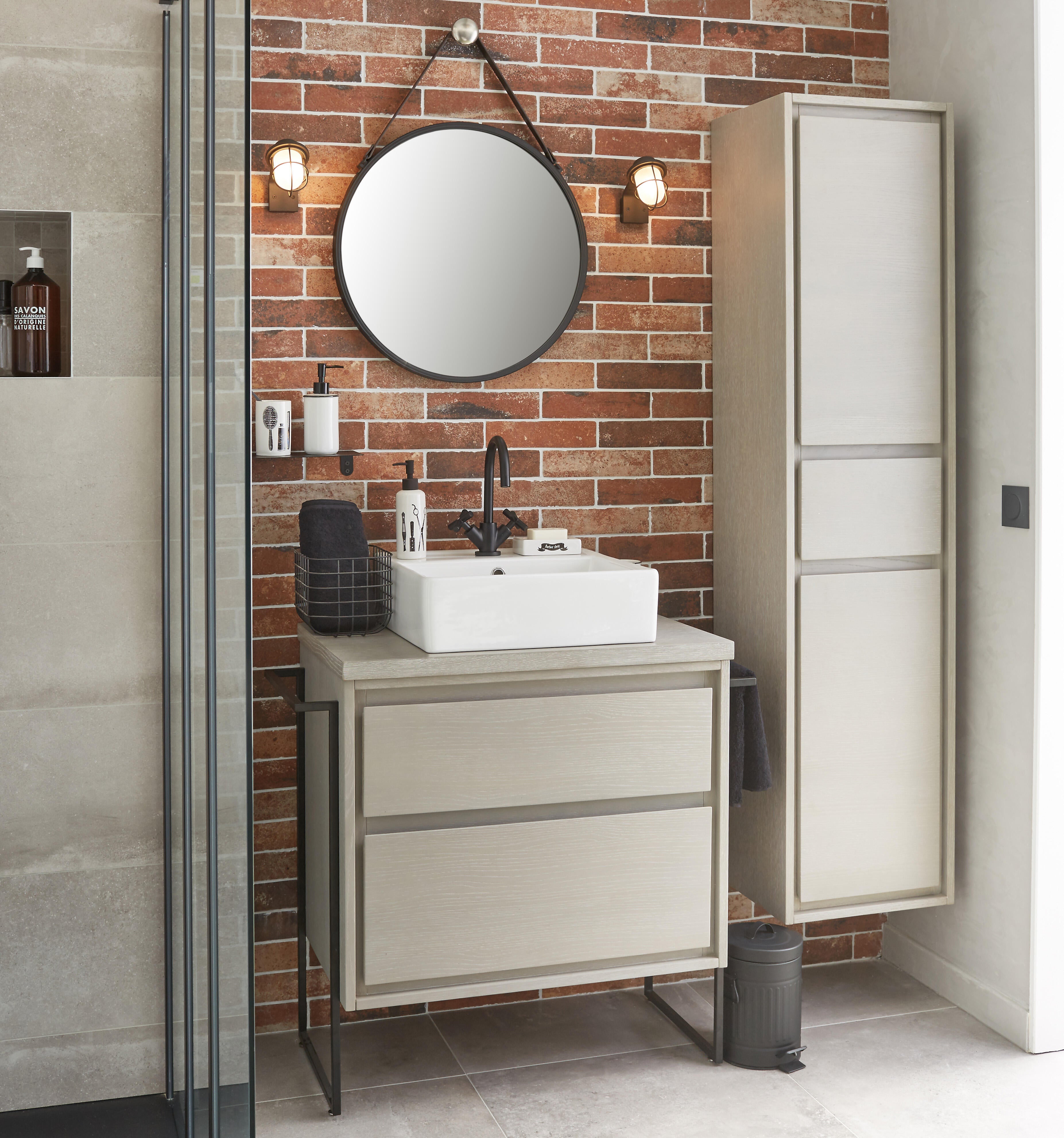 Torneira para lavatório cano alto bicomando preto mate Sensea Nosu - 6