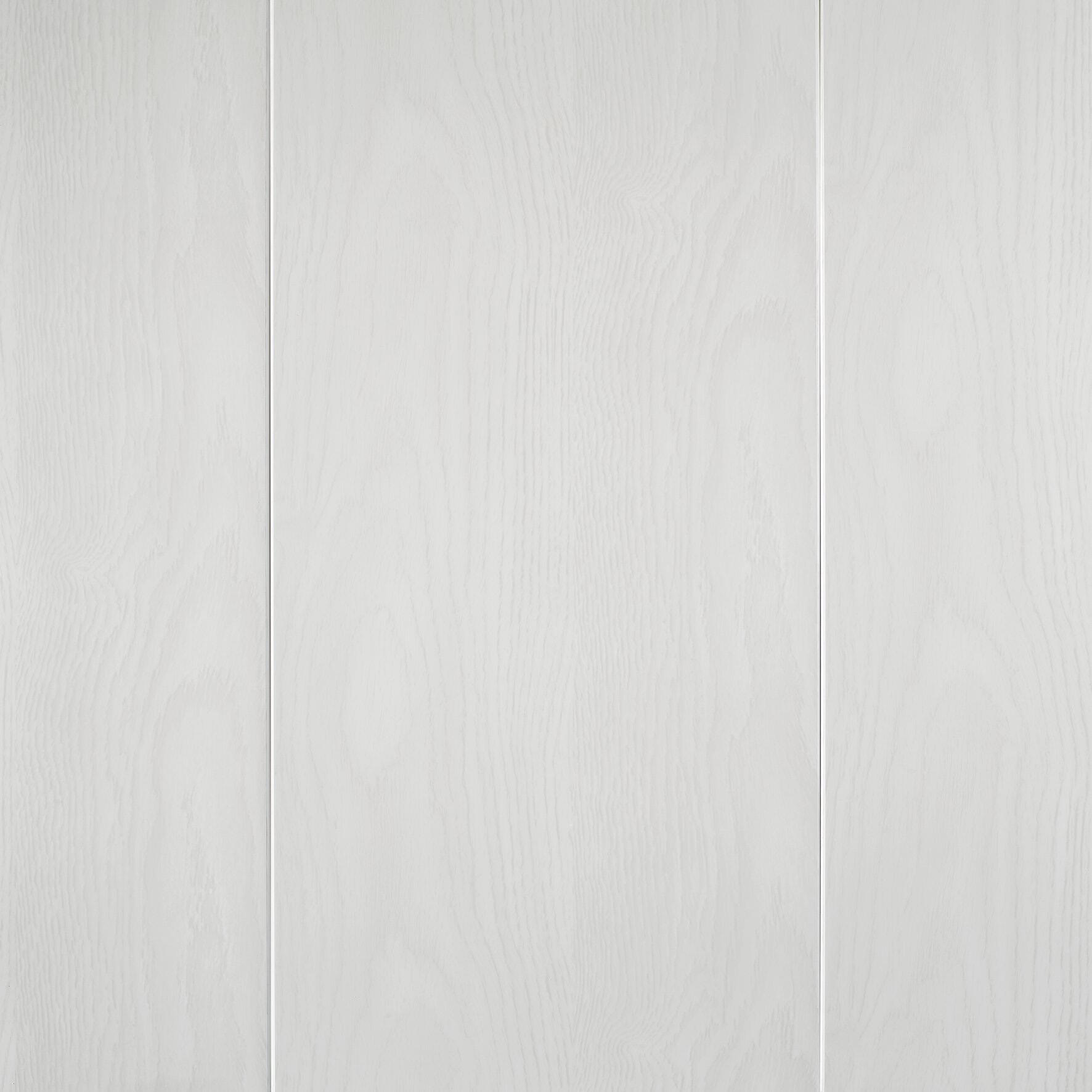 Lambris PVC frêne blanc lisse ARTENS L.400 x l.25 cm x Ep.10 mm - 6