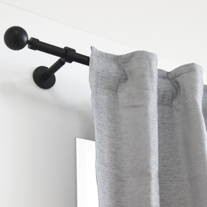 Kowibcl Staffe Per Asta Tenda 1 Pollice – Supporti A Parete In Metallo Con Viti E Tasselli, Per Soggiorno, Camera Da Letto (2 Pezzi, Bianco)