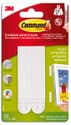Languettes Adhésives Command Pour Cadres - 12 Paires Petites - Support Jusqu'à 1.8kg - Sans Traces - Blanc