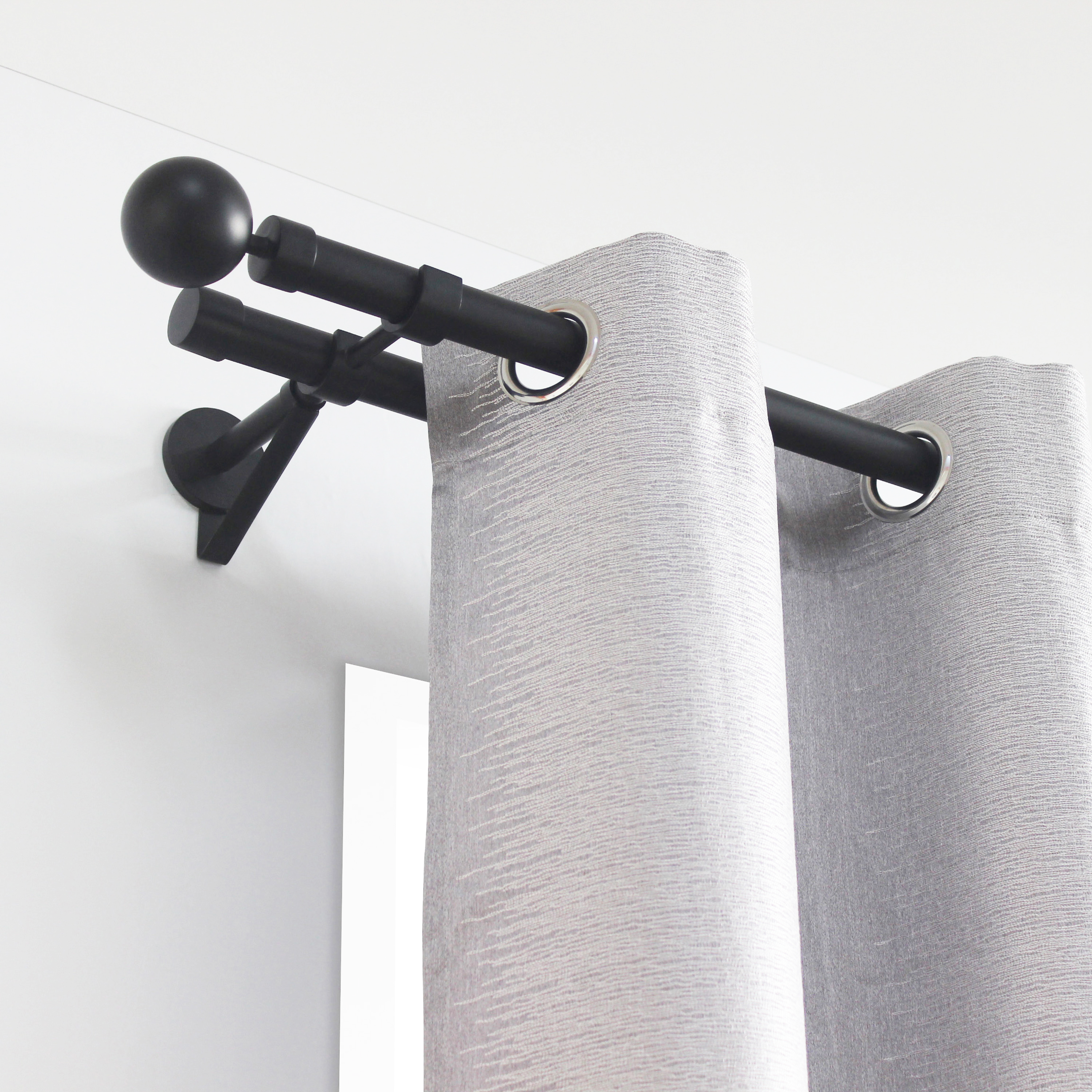 Suporte duplo Graph preto mate D28cm 13.5-27cm Inspire - 2