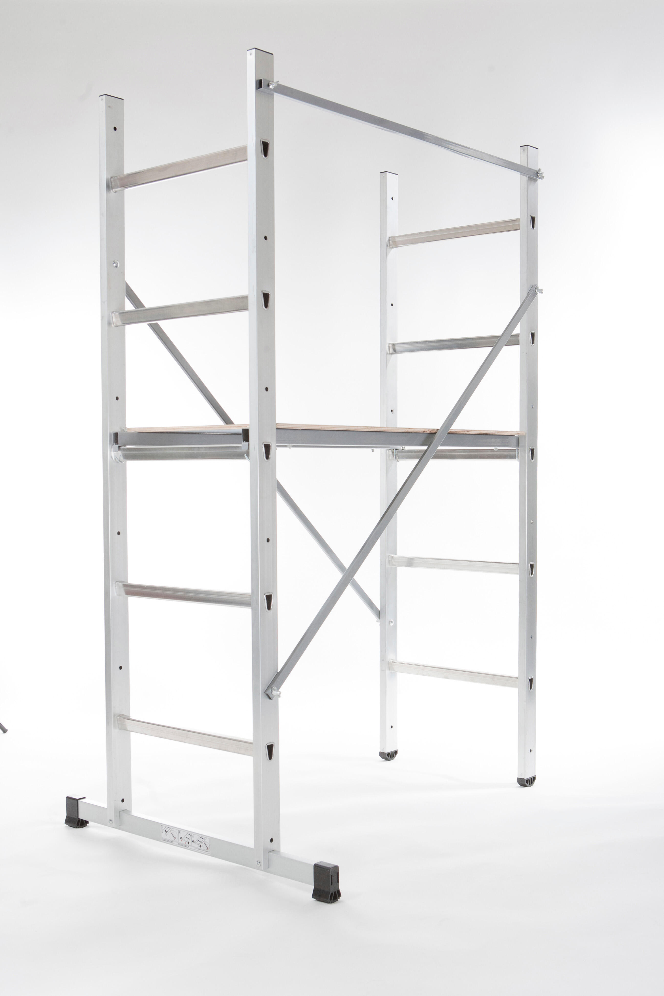 Echafaudage aluminium Hobbystep h3 hauteur de travail 3 m - 5