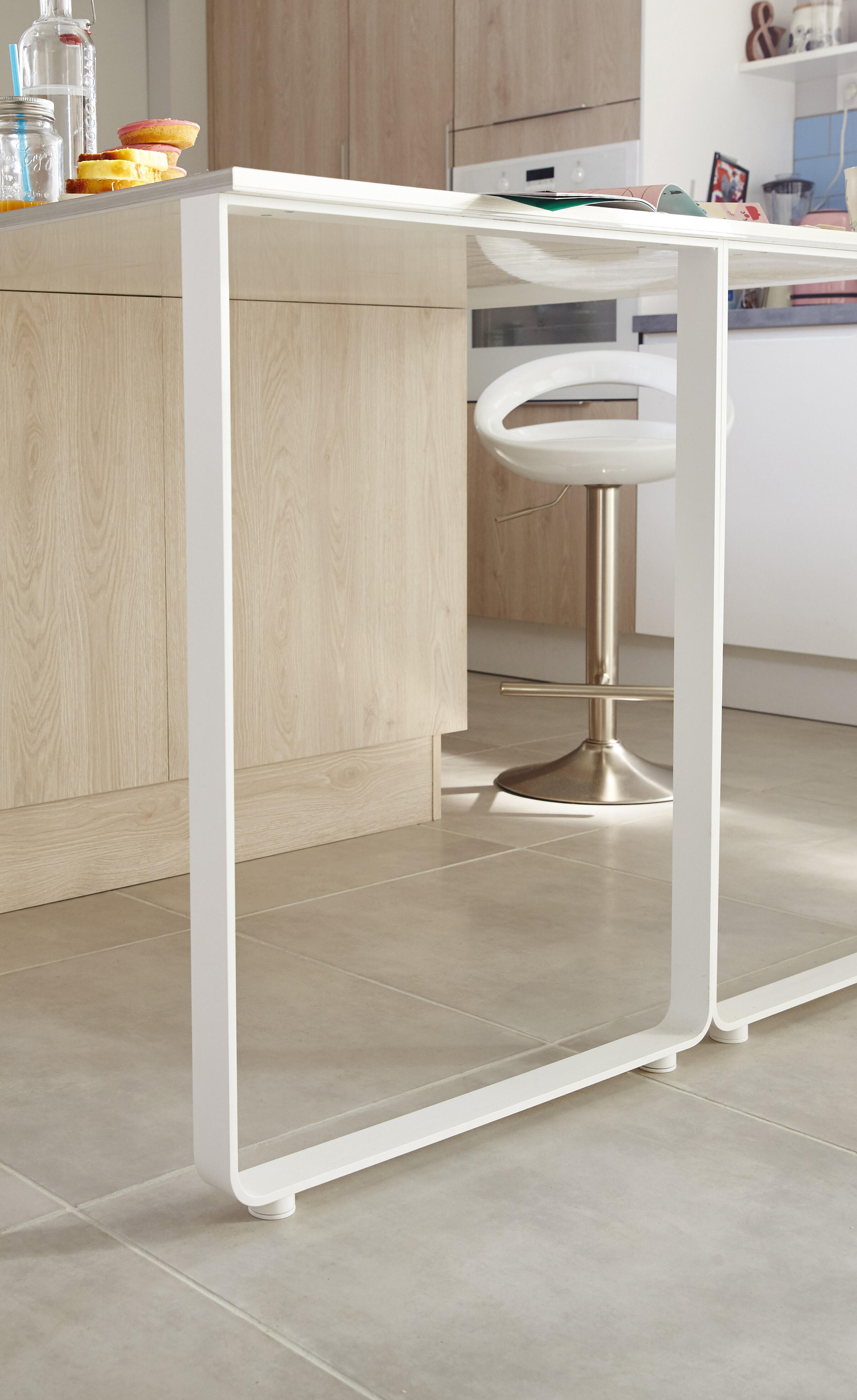 Base de table blanc L.87 x l.64 cm - 2