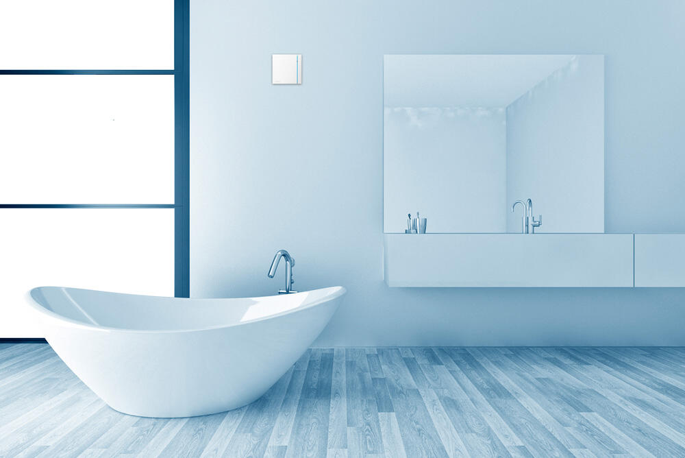 Aérateur intermittent à interrupteur S&P Silent Design blanc 100 mm - 4