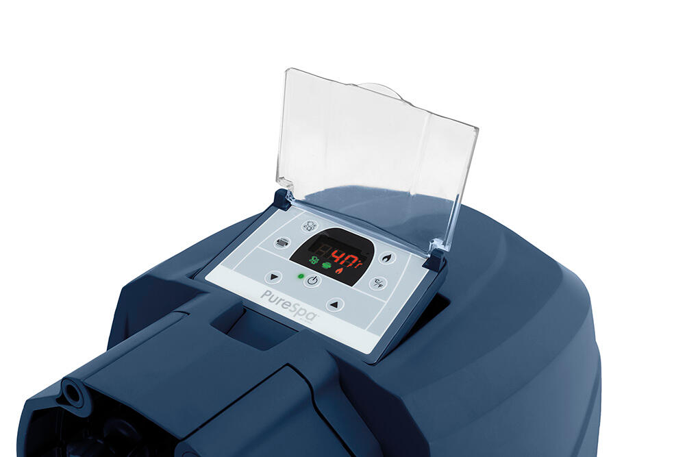 Pure Spa gonflable INTEX Blue Navy rond 4 places + Kit d'entretien - 10