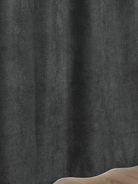 Rideau occultant thermique, Alaska, noir H.260 x l.140 cm - 4