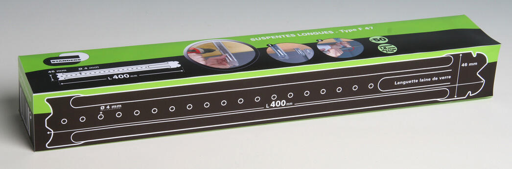 Lot de 50 suspentes longues, STANDERS, 400 mm-47 - 2