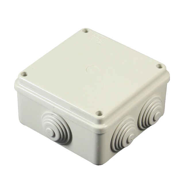 Cassetta di derivazione a parete  H 50 x L 100 x P 100 mm c/passacavi
