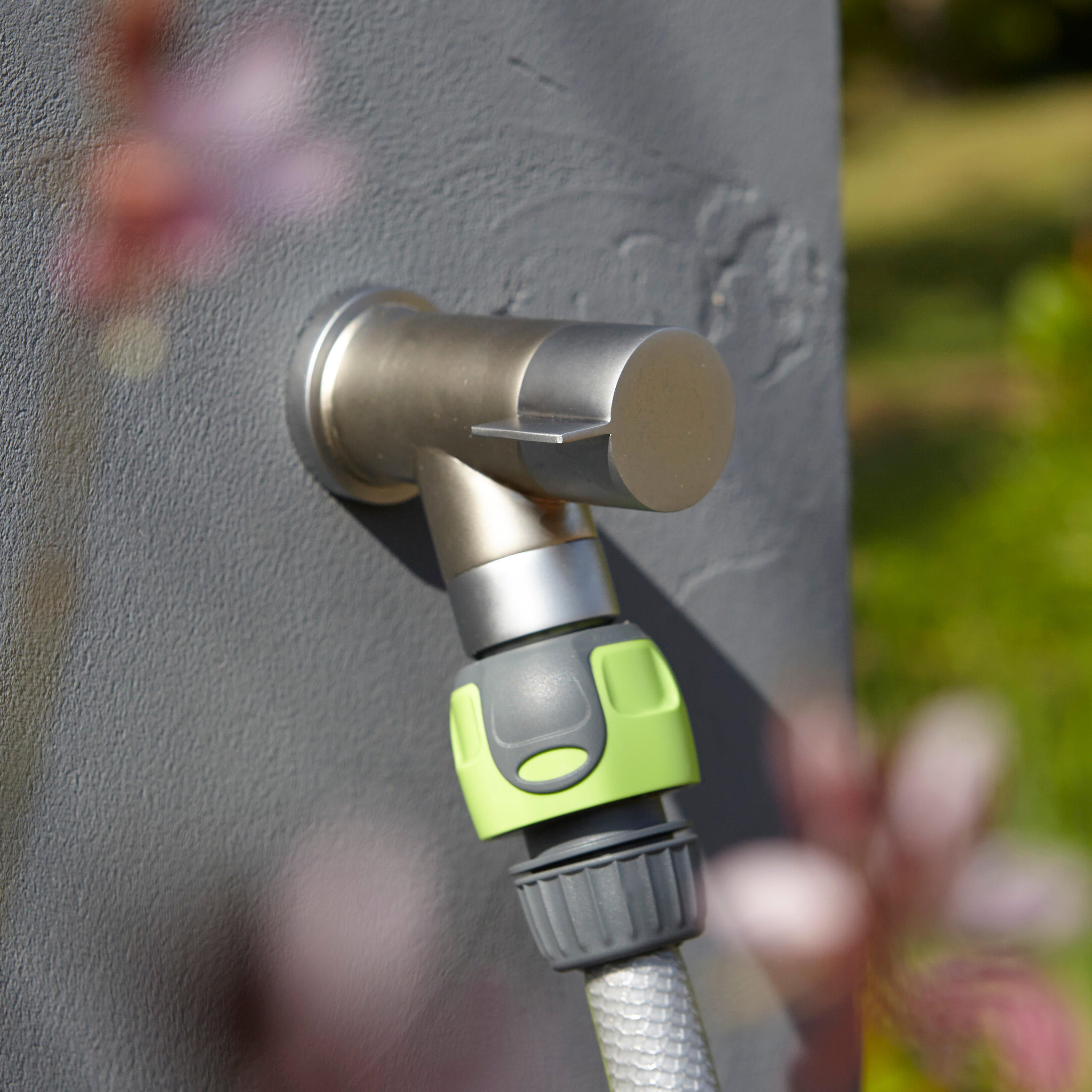 Robinet d'extérieur laiton chromé Rounded mâle 15x21 BOUTTE  - 2