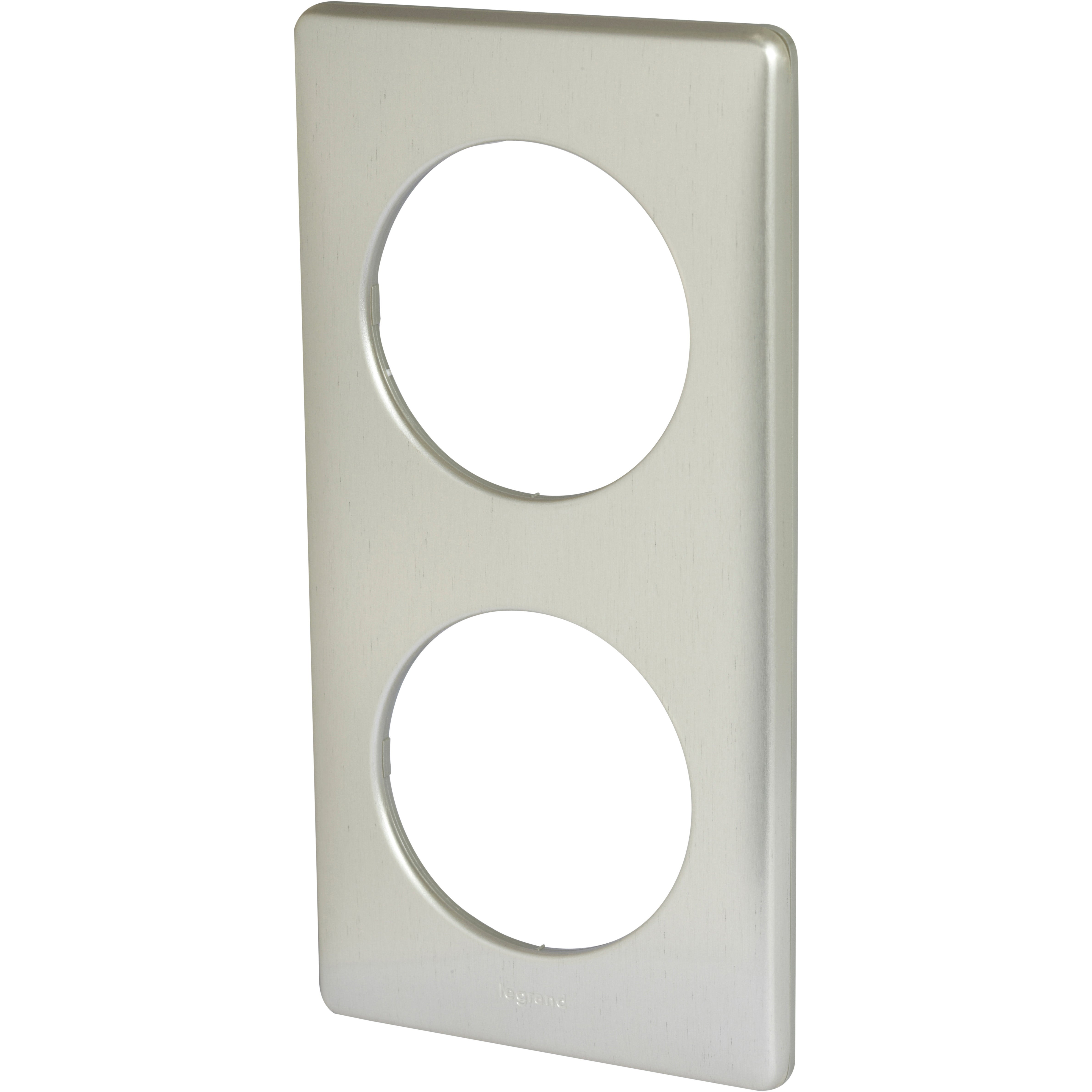 8 Plaques Doubles Niloé Argent Legrand, Neuves