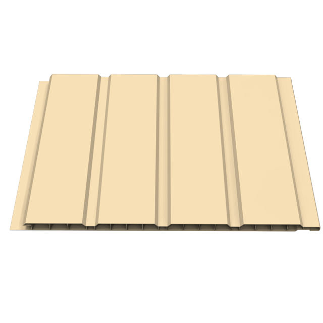 Sous face de bandeau de rive FSF2543SAB sable pvc L.3 m x l.250 mm