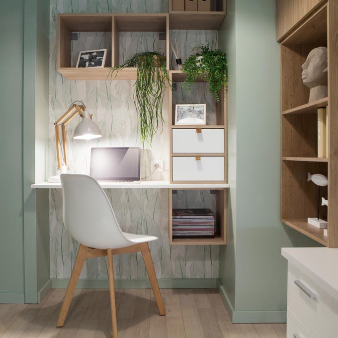 Crea un espacio de teletrabajo en casa