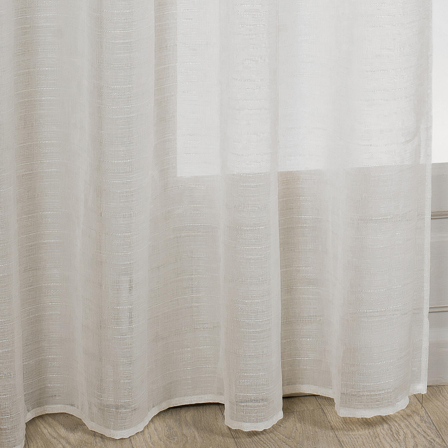 Voilage tamisant, Lola, blanc H.260 x l.140 cm - 6