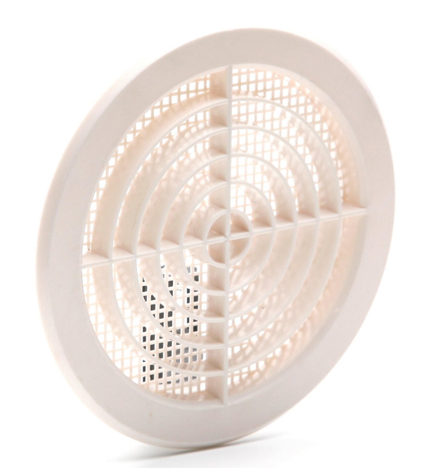 Grille d'aération abs naturel Diam.18.2 cm - 2