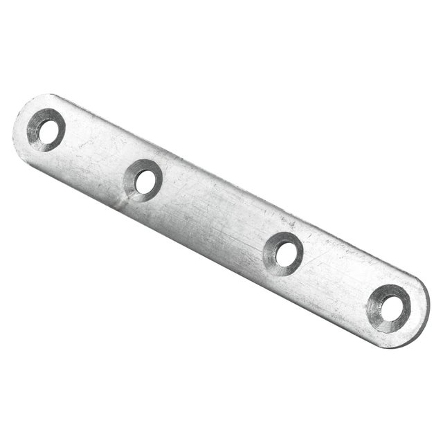 Lot de 12 Pattes d'assemblage acier zingué HETTICH L. 100 mm