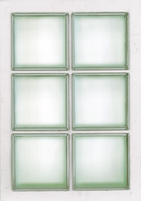 Panneau de briques de verre incolore / transparent