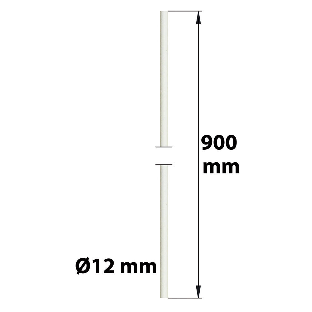 Tringle manivelle de volet roulant acier époxy, Diam. 12 x H.900 mm AFBAT - 2