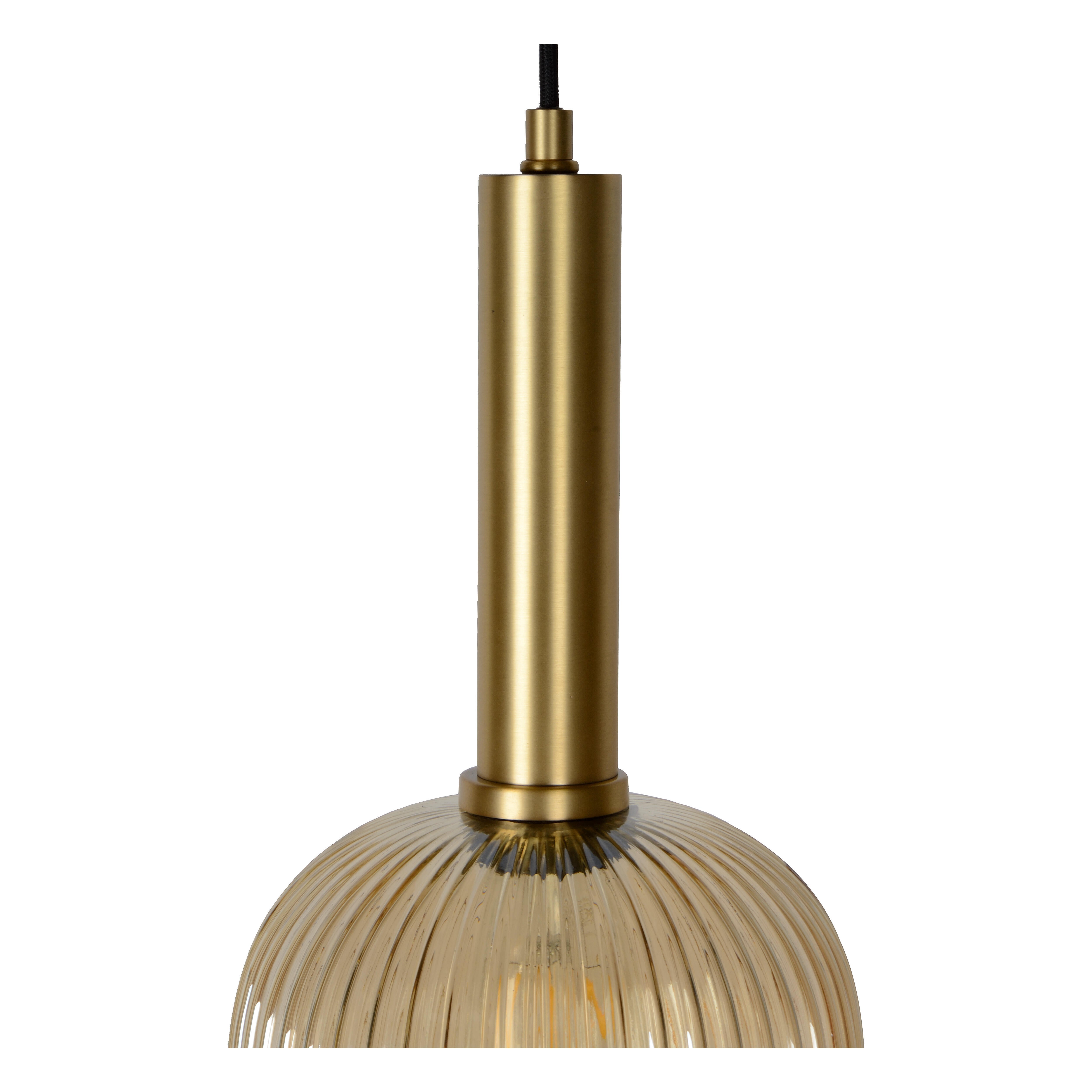 Suspension Maloto verre, ambre, Diam.20 cm, E27 - 6