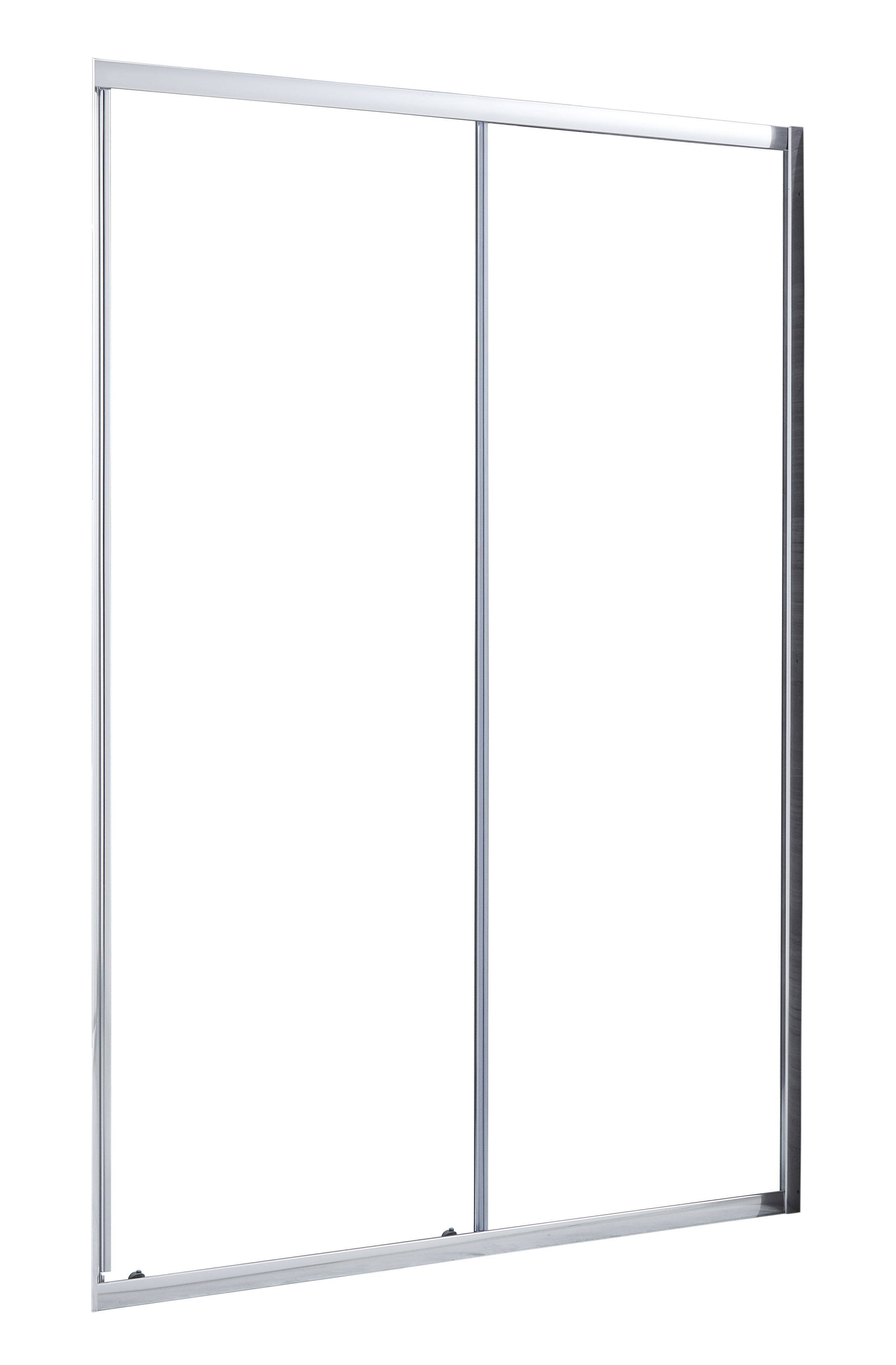 Porta doccia scorrevole Essential, L 117-120 cm x H 185 cm x SP 4 mm, profilo cromo - 9