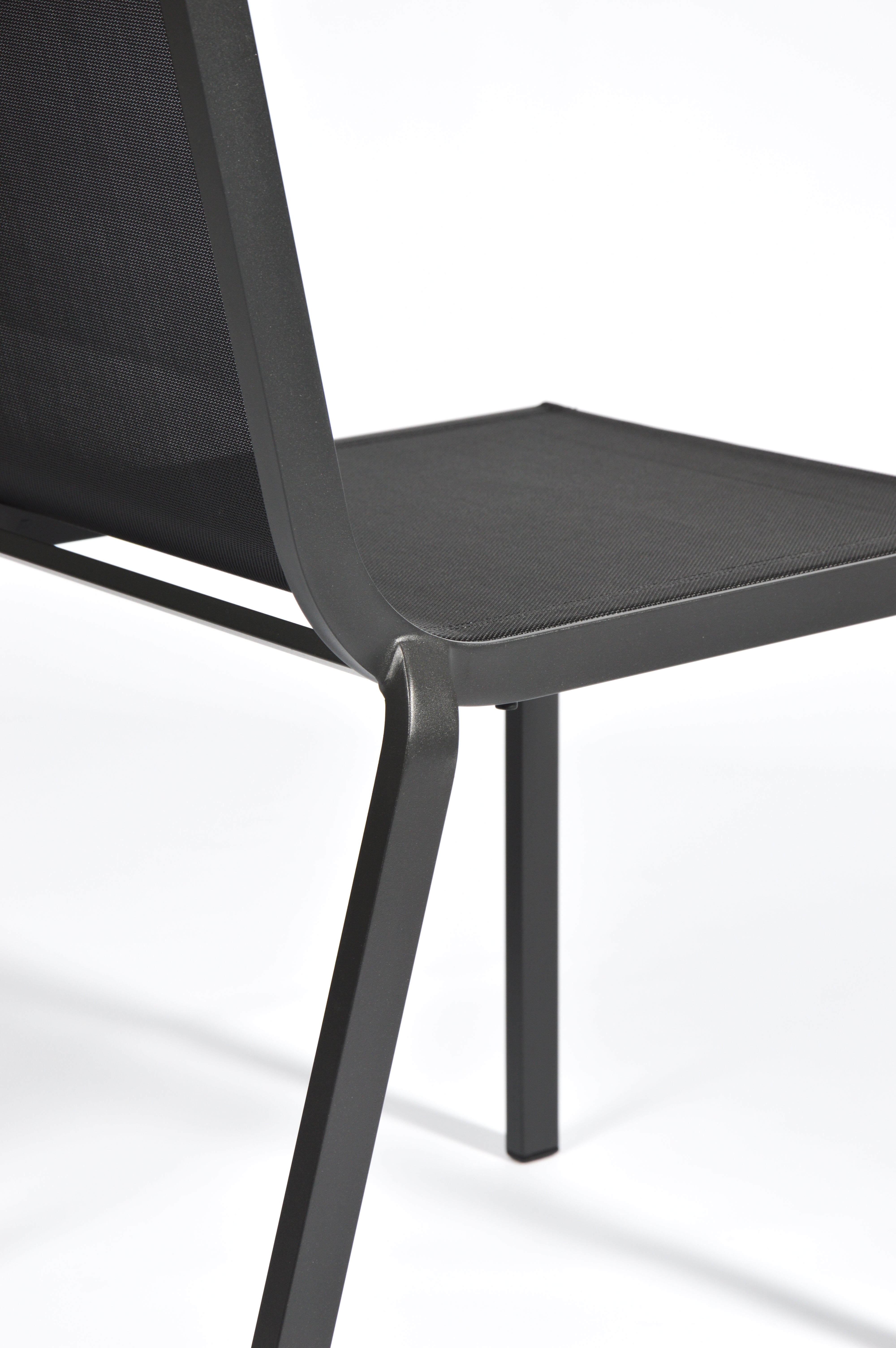 Chaise de jardin en aluminium Horizon anthracite - 11