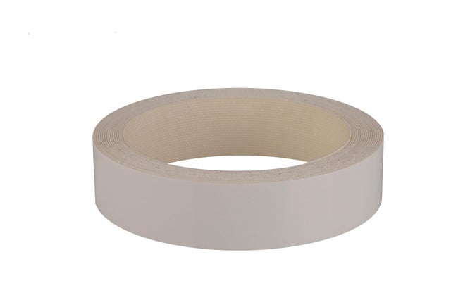 Bande de chant thermocollante glossy blanc STYLE, L.500 x l.2.3 cm
