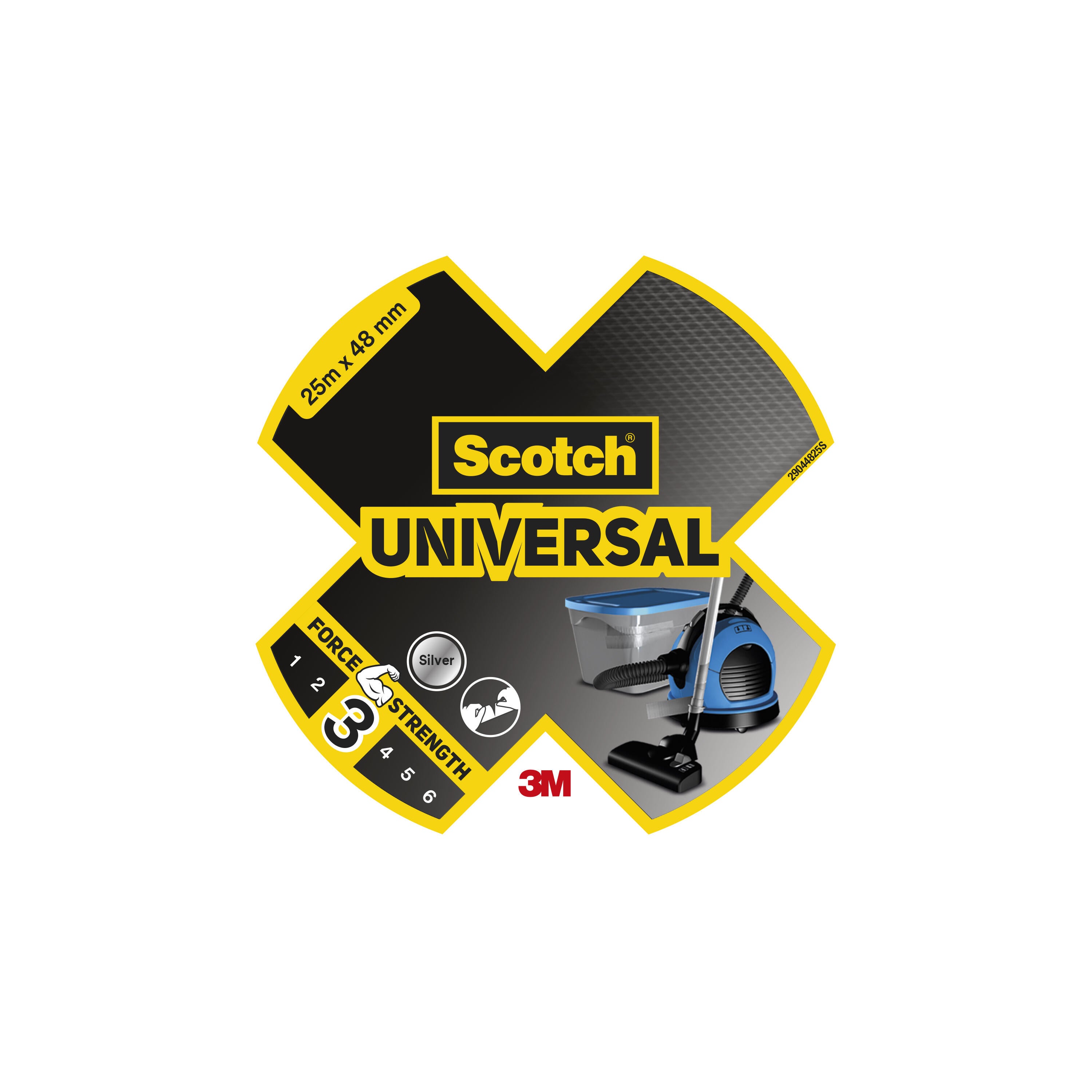 Adhésif de réparation Universal SCOTCH L.25 m x l.48 mm gris - 2