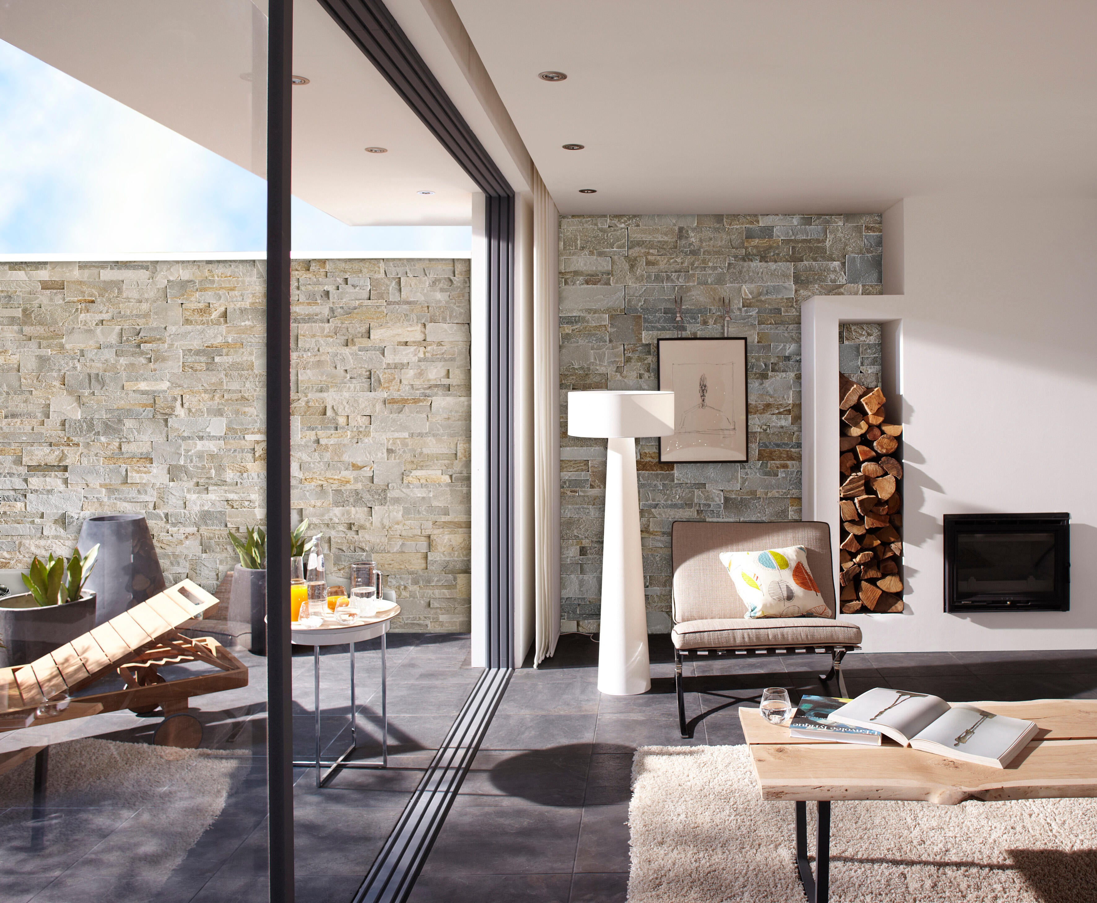 Plaquette de parement pierre naturelle Elegance intérieur / extérieur - 4