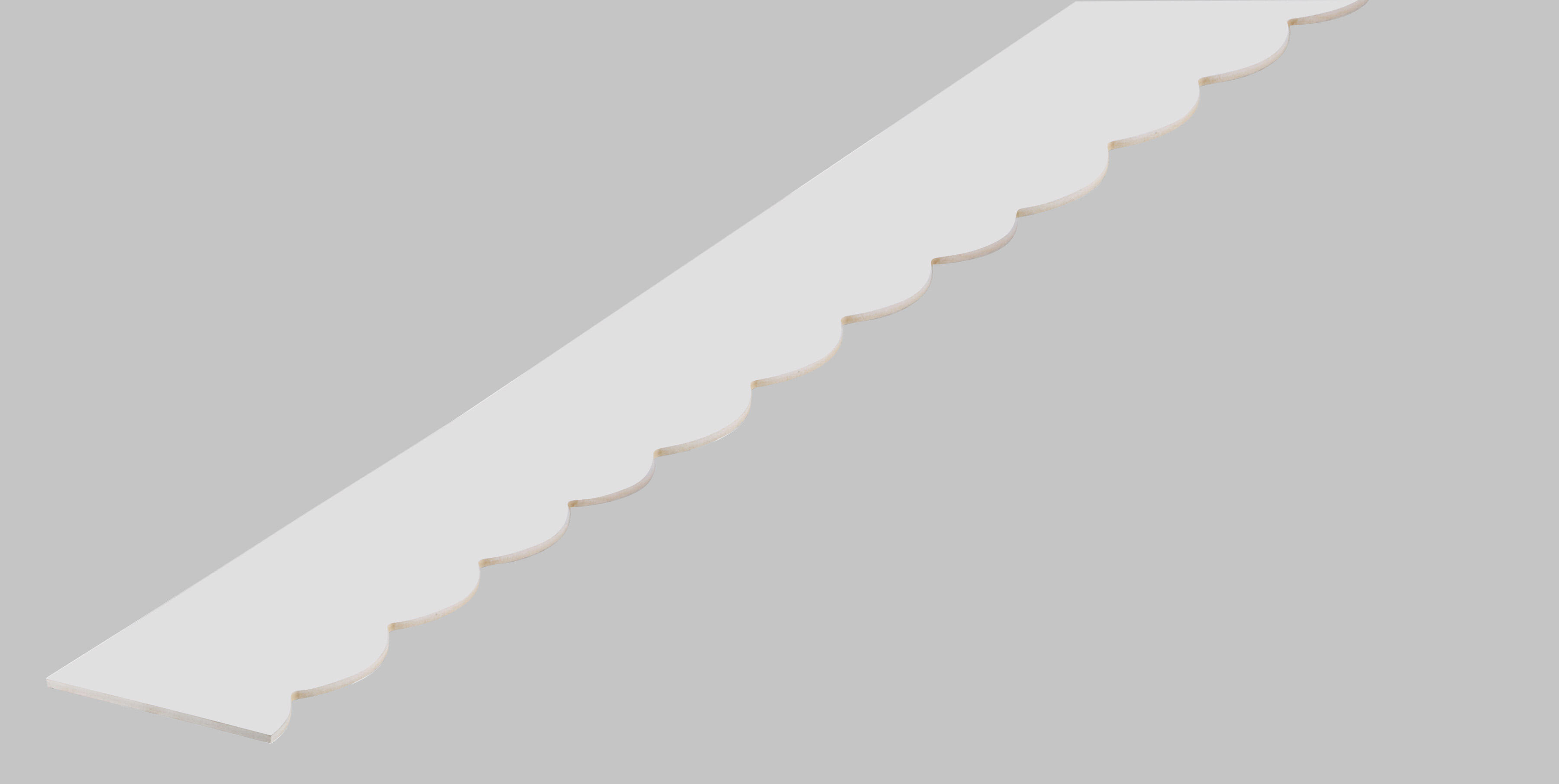 Frise savoie en PVC, long. 198cm, section 18x6mm - 2