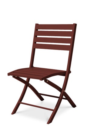 Chaise de jardin en aluminium Marius carmin - CITY GARDEN