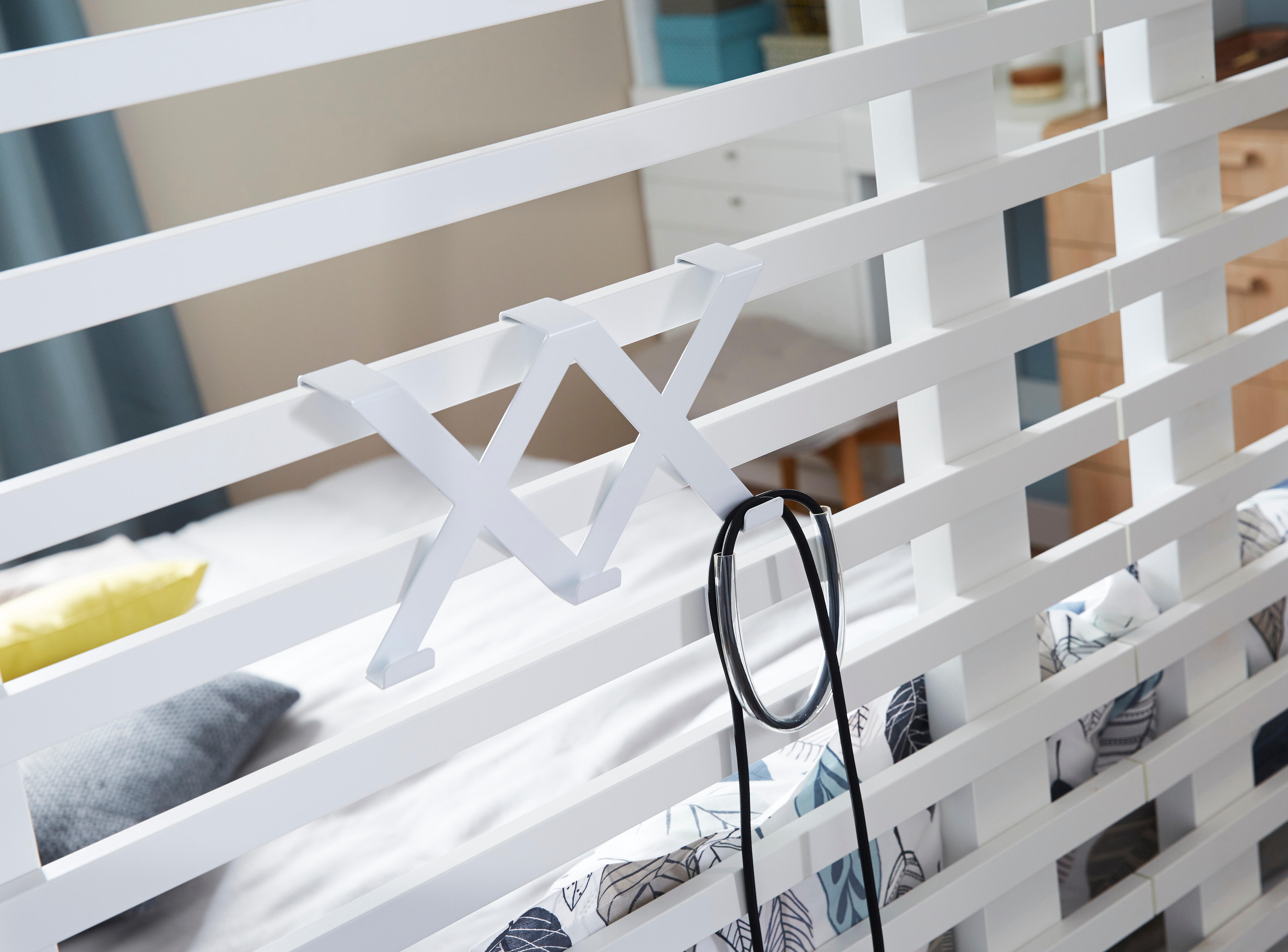 Portemanteau à visser blanc Zig zag CIME - 7