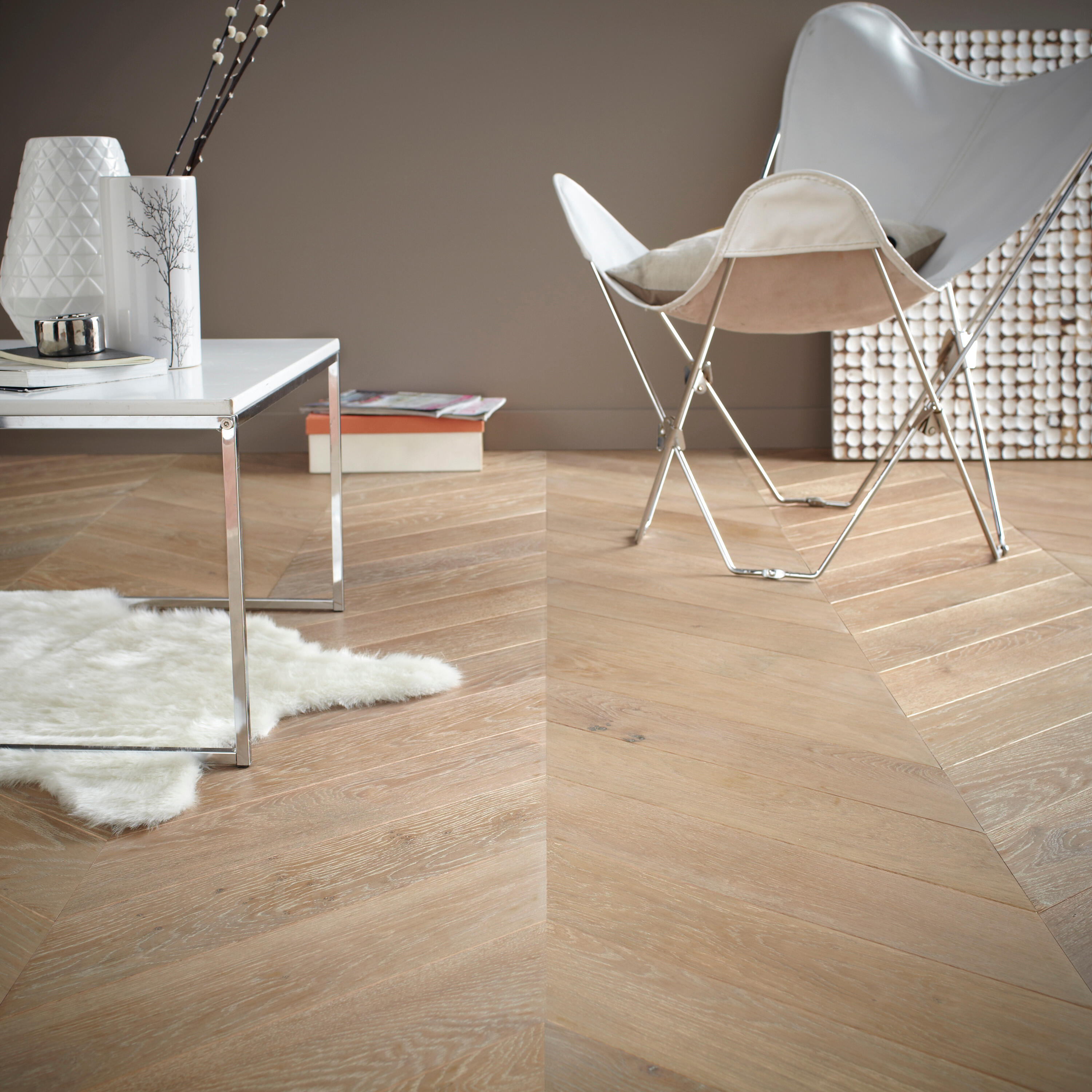 Echantillon parquet massif Premium, chêne fauve huilé - 2
