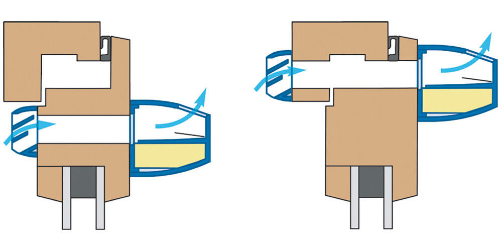 Accessoire aération entrée d'air hygro acoustique pvc EQUATION - 4